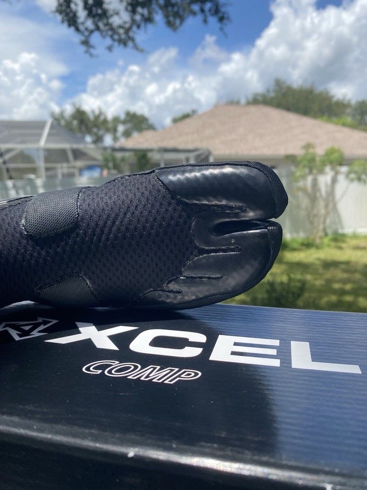 XCEL Comp 3mm Split Toe Wetsuit Boots Boot - Black - Unisex - Size 6