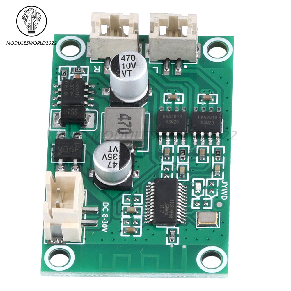 DC8V-24V 3W Bluetooth Amplifier Module Stereo Decoding 2 Channel Amplifier Board