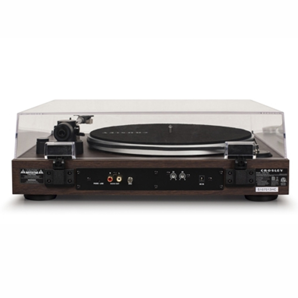 Crosley C8A-WA Modern Walnut Turntable Record Player 2 Speed
