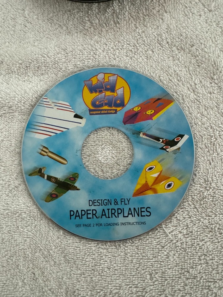Design & Fly Paper Airplanes - Kid Cad Windows XP