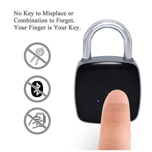 P3 Keyless Fingerprint Padlock