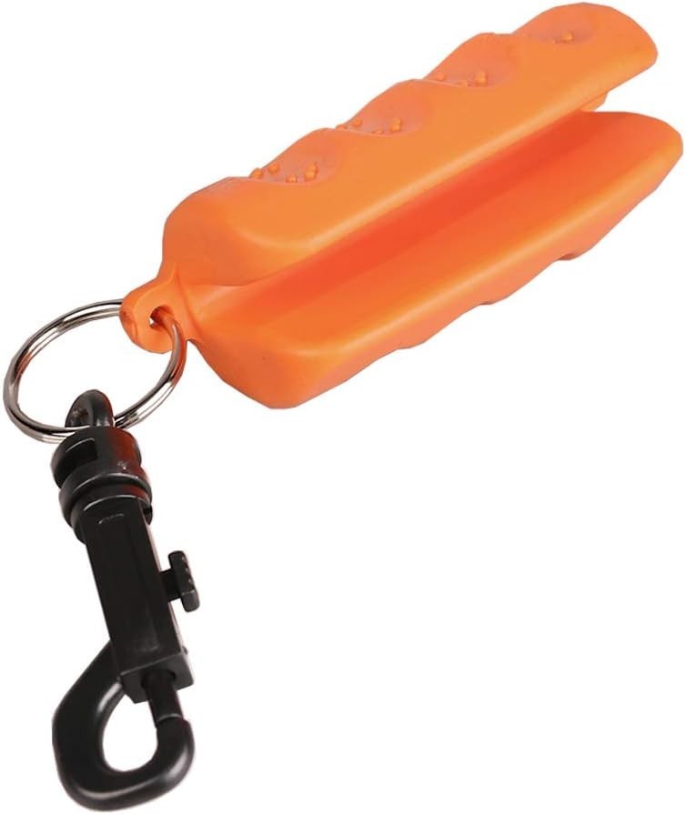 Lightweight Orange Archery Arrow Puller with Soft Grip & Belt Clip - Safe & Easy