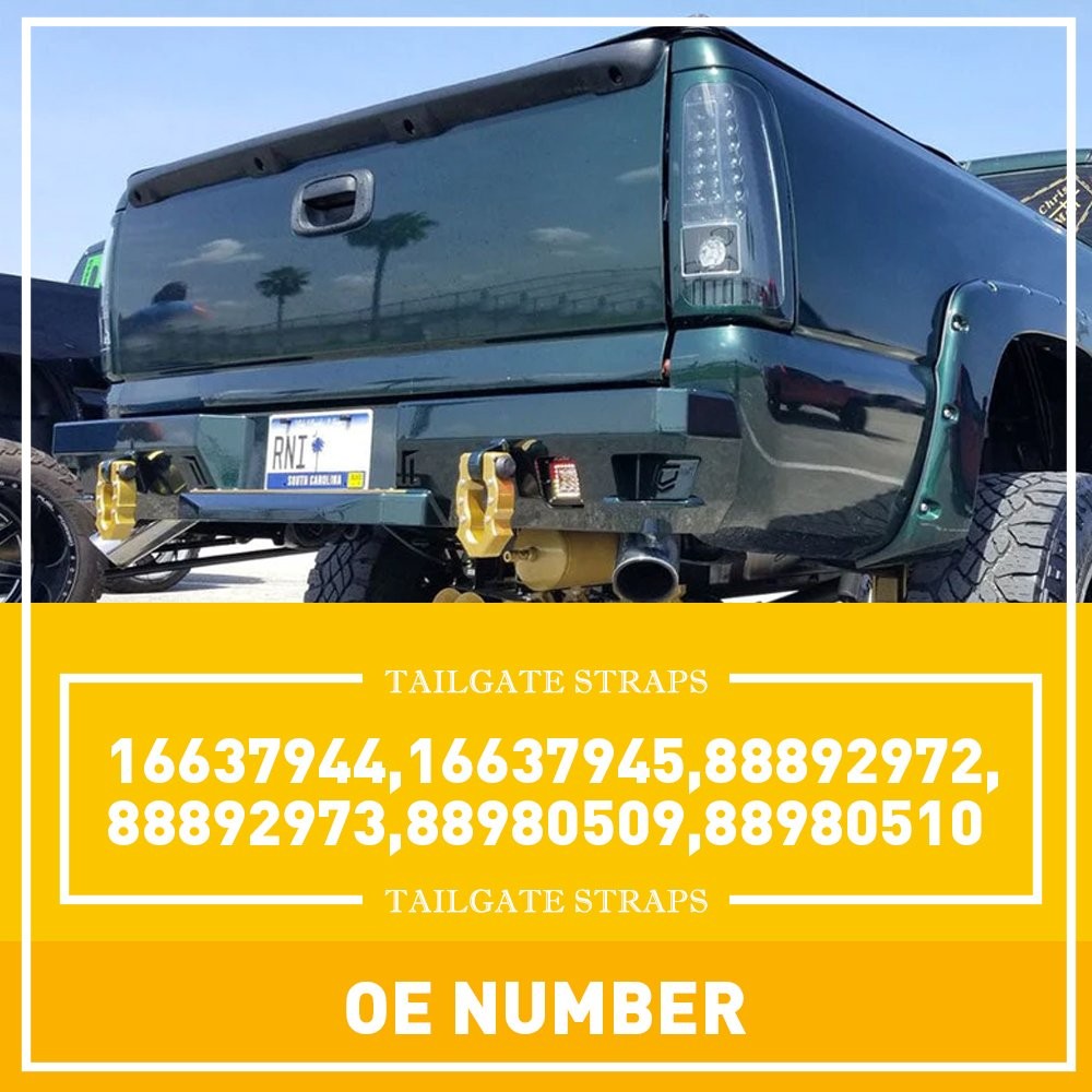 Tailgate Cable Set For 1999-2006 Chevy Silverado 1500 Driver and Passenger Side