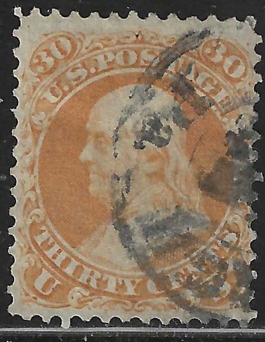 US SCOTT #71 Used, Fine, Single, CV $250.00