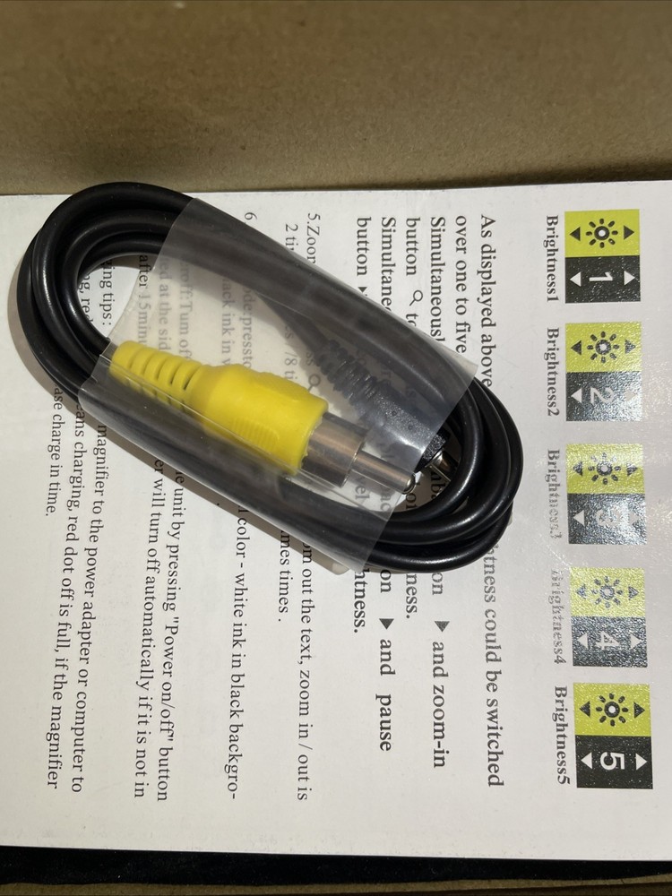 Portable Digital Video Magnifier Electronic Reading New Open Box
