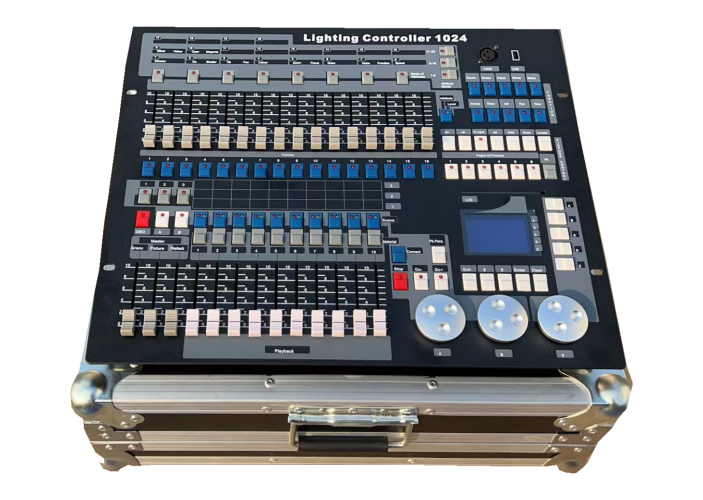 DJ light Controller 1024CH console Kingkong 1024 control W/flight case