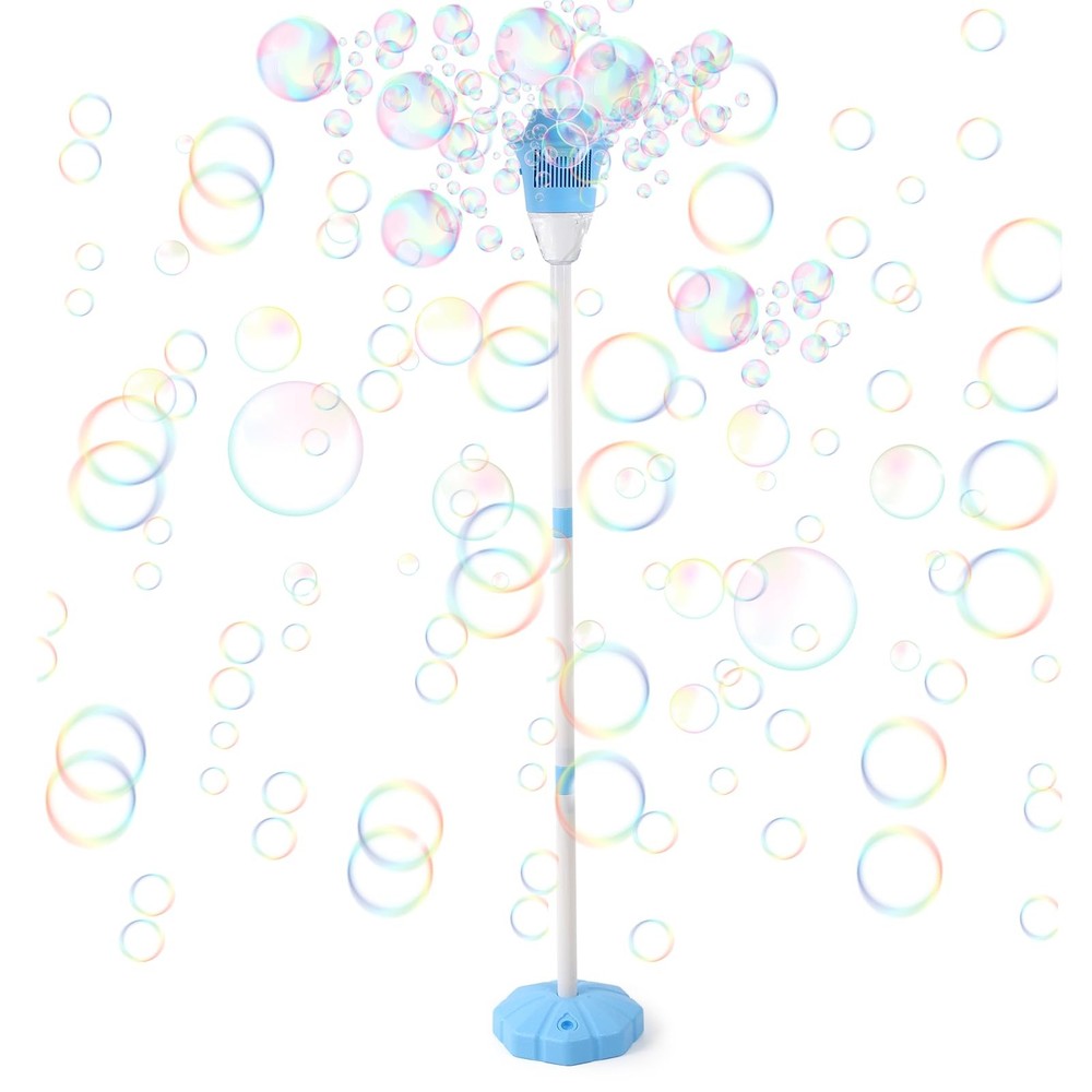 Bubble Machine with Lights for Outdoor, Automatic Bubbles Blower Maker for Ki...