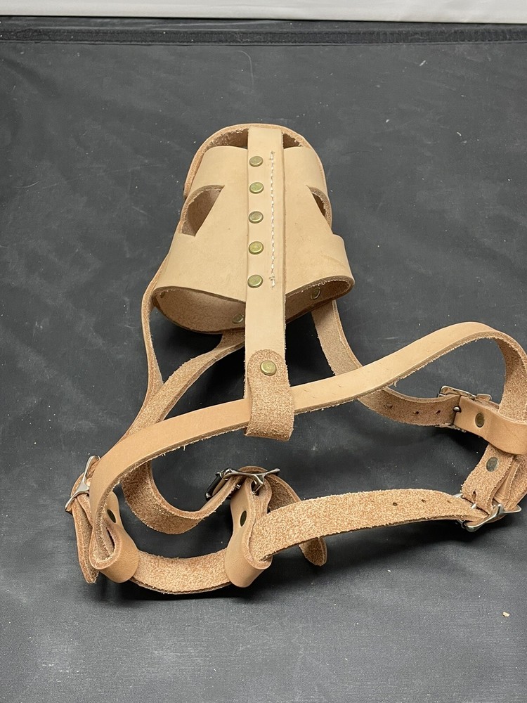 Ray Allen Mfg Leather Military Dog Muzzle New