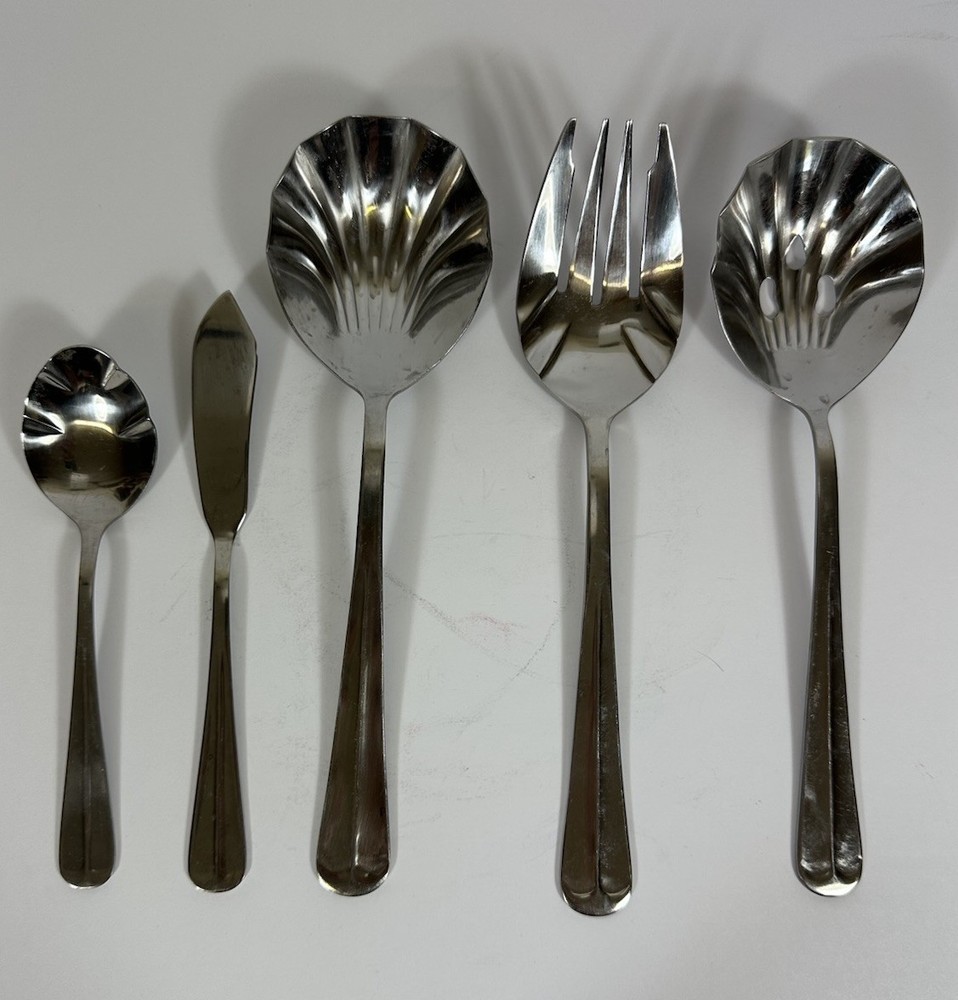 International Stainless Flatware Gran Royal Hostess 5 Pc Serving Set
