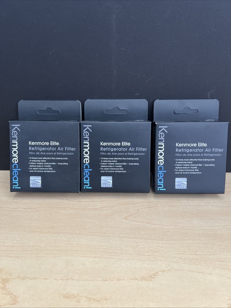 3pk Kenmore Elite 9918 CleanFlow Replacement Refrigerator Air Filter