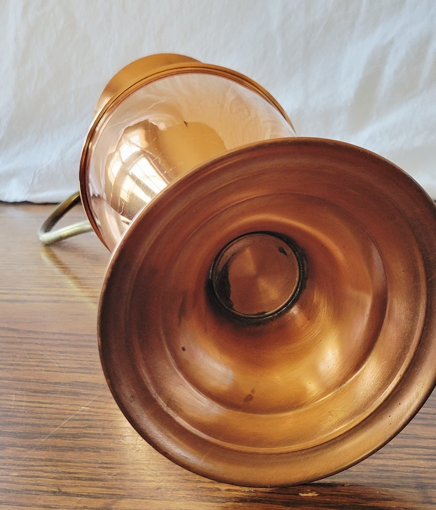 MCM Copper Pitcher with Brass Handle