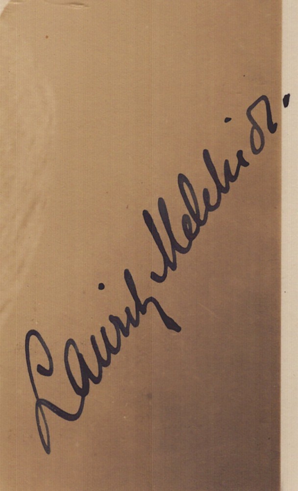 LAURITZ MELCHIOR - AUTOGRAPHED SIGNED PHOTOGRAPH