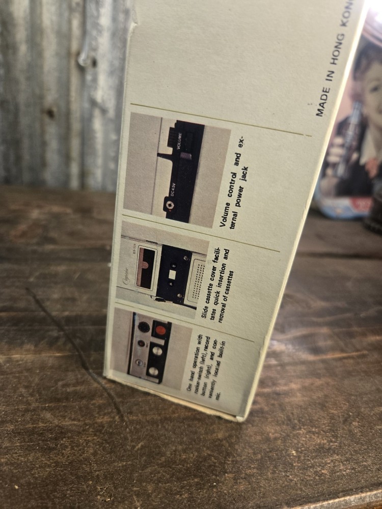 TESTED Vintage Microcassette Recorder In Box Caprice