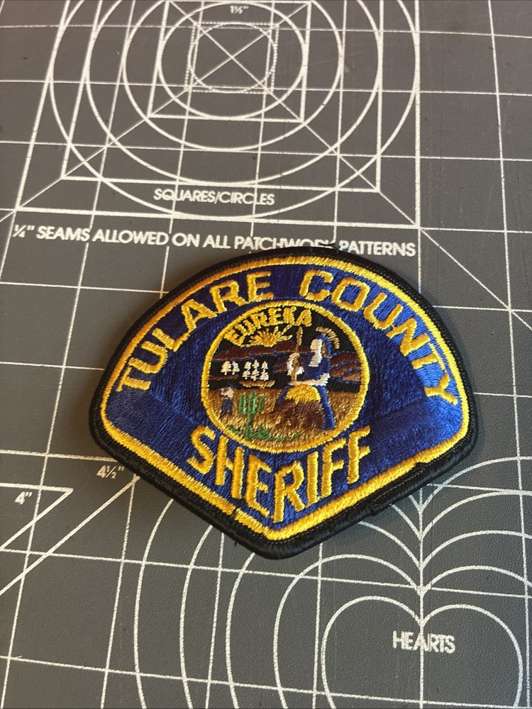 Vintage Tulare County Sheriff Eureka Patch