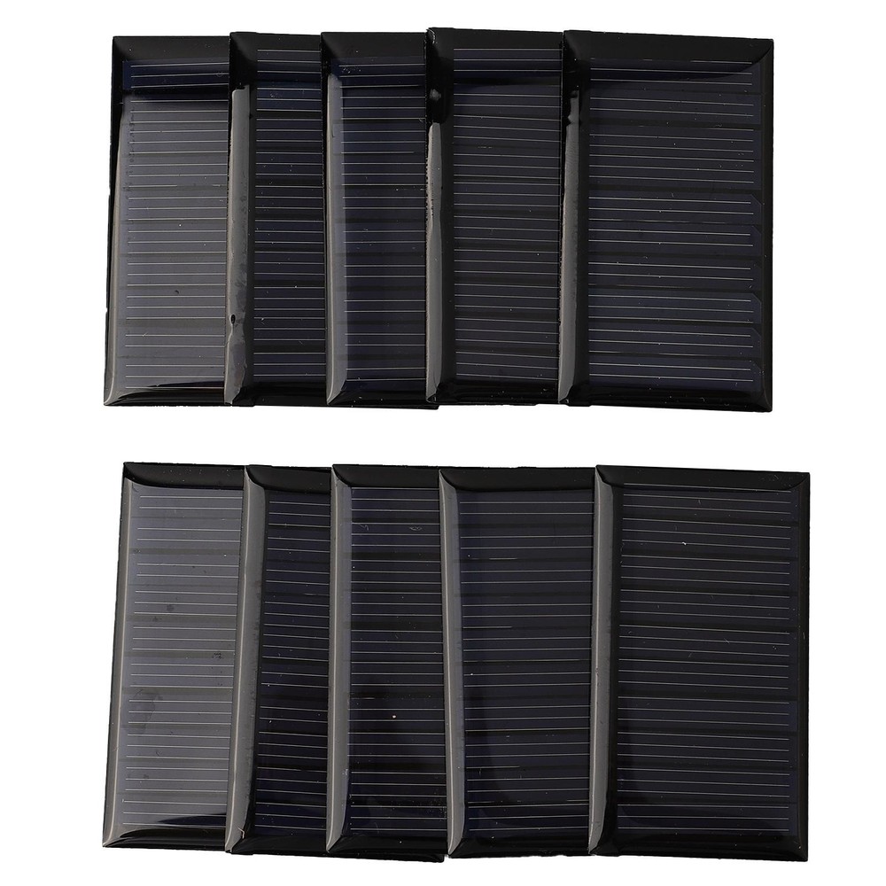 10 Pack Small Solar Panels 5V 30mA Efficient DIY Electronics Power Generation