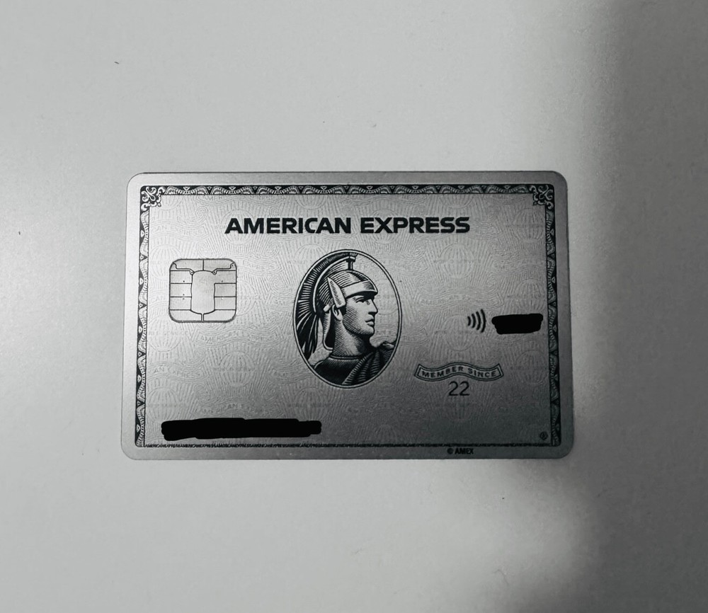 American Express Platinum Card. Authentic. Canceled.