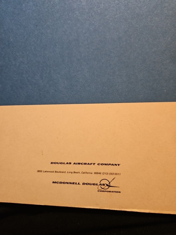 Rare mcdonald Douglas Handbook & Servicing Ref Manual.