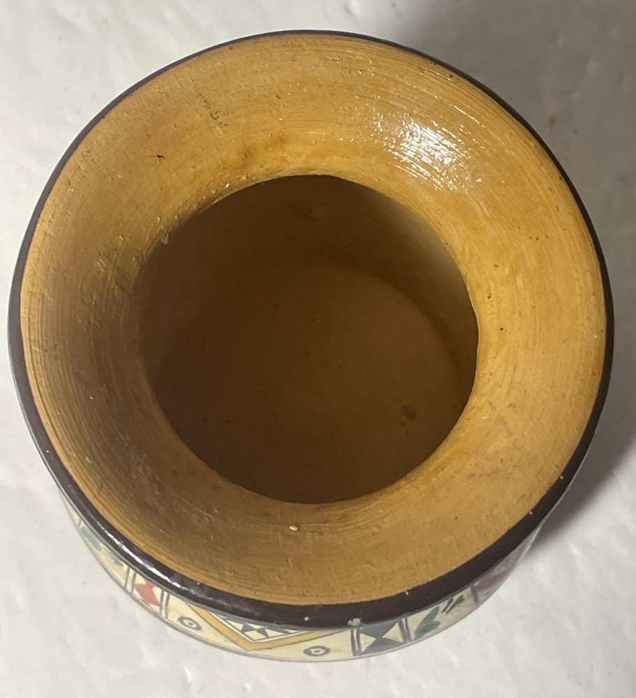 Peruvian Pottery Handpainted 2.25”
