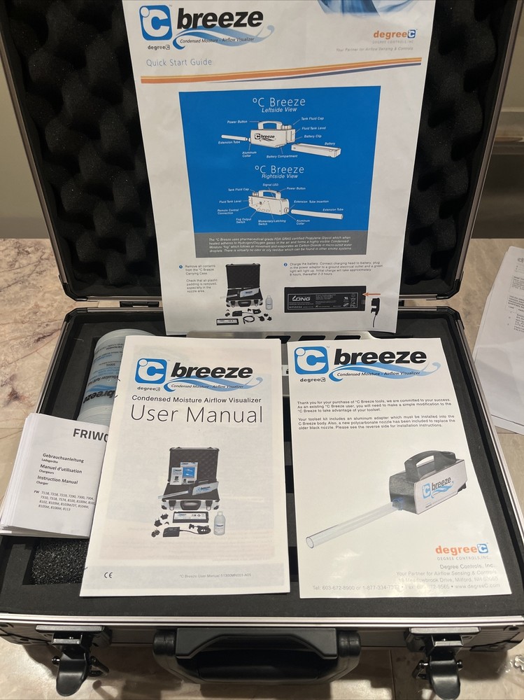 Degree Controls C Breeze Condensed Moisture Airflow Visualizer FM51300-A11