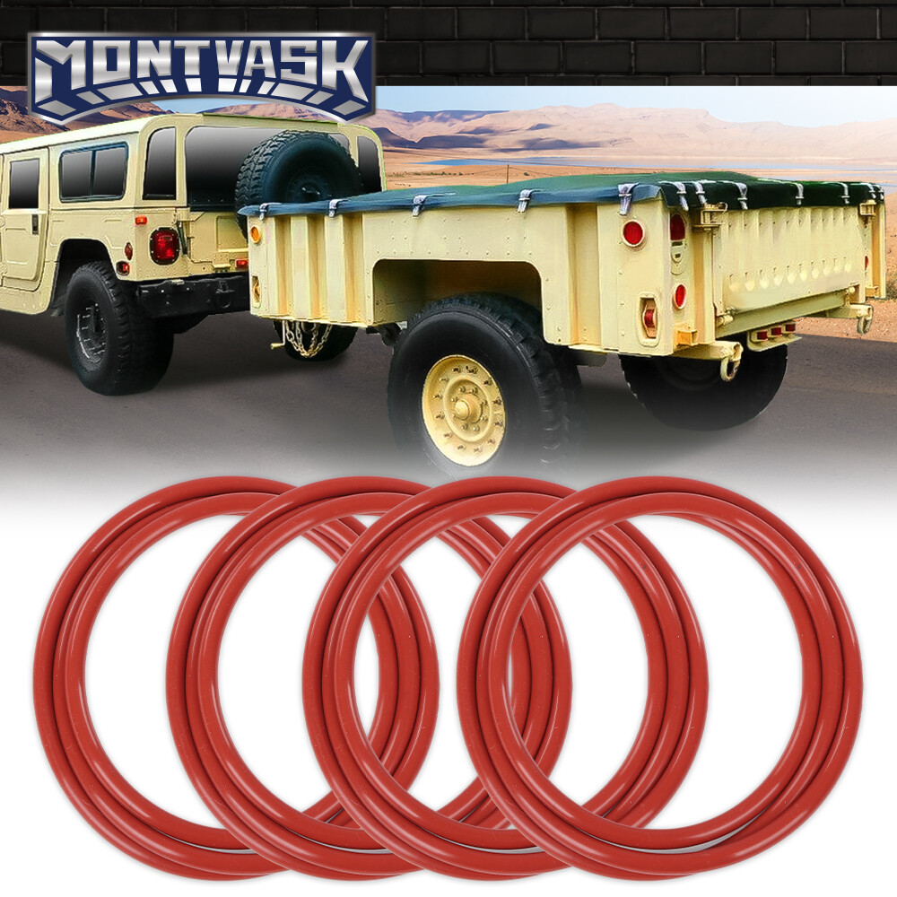 4PK O-Rings Fit For Military Humvee Split Rims Wheel Seal & M1101 M1102 Trailers