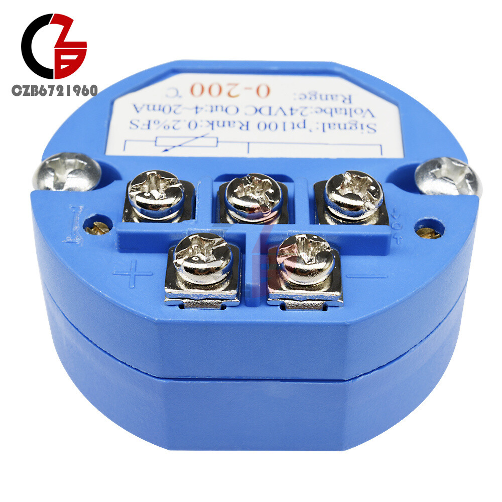 PT100 0~100°C 200°C 250°C RTD SBW Temperature Sensor Transmitter Module 4-20MA