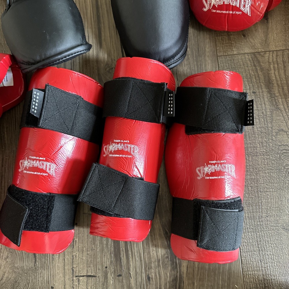 Tiger Claw Spinmaster Karate Sparring Gear And Bag Size Small