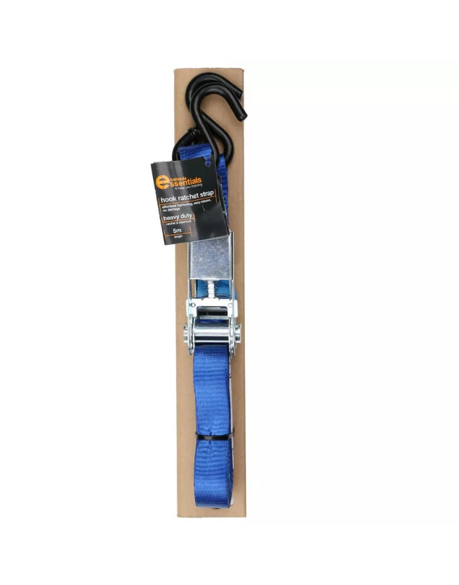 Halfords Essentials 5m Hook Ratchet Strap