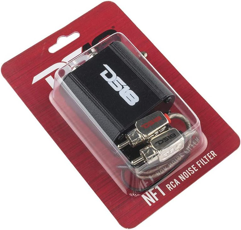NF1 Professional RCA Noise Filter, Ground Loop Isolator for Car Audio Systems. E