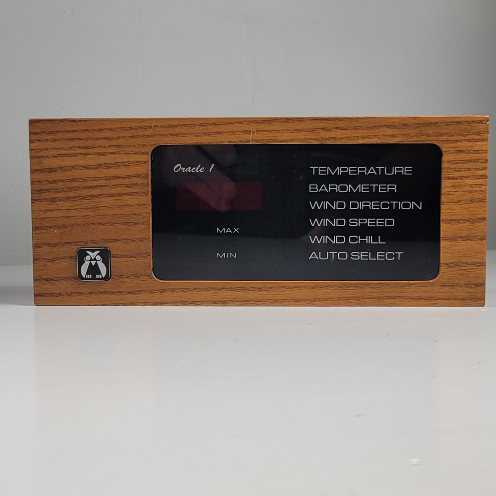RAINWISE Oracle 1 Weather Station Control Panel Untested