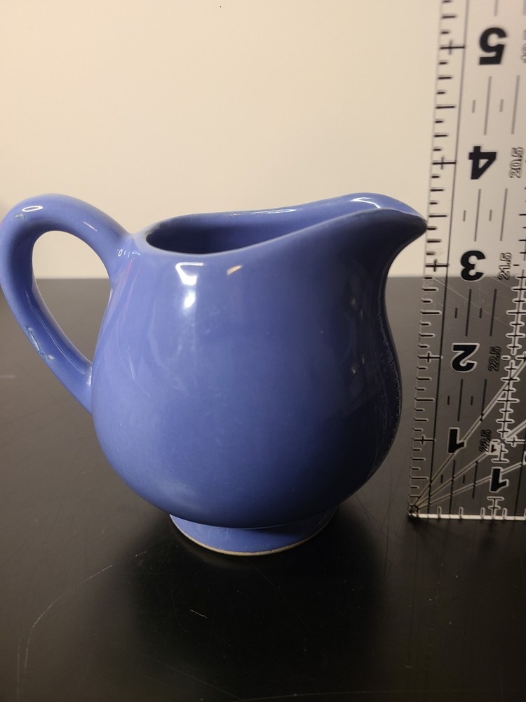 Vintage Periwinkle Pottery Creamer