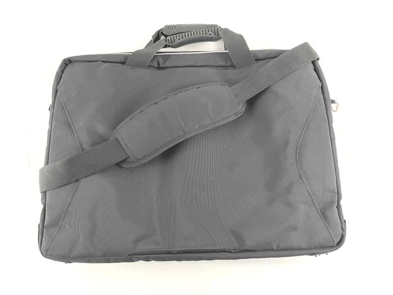 Sleek Black Laptop Bag w/ Removable Strap & Multiple Pockets - Pre-Owned