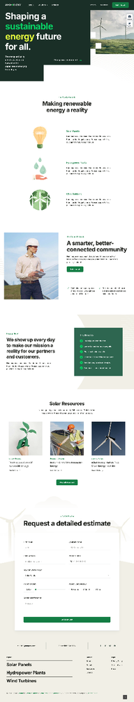 Energy Solutions Website Design with Free VPS Web Hosting and Installation
