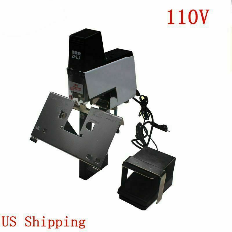 106 Auto Electric Stapler Saddle Stitching Machine Binder 2-50 Sheets with Pedal