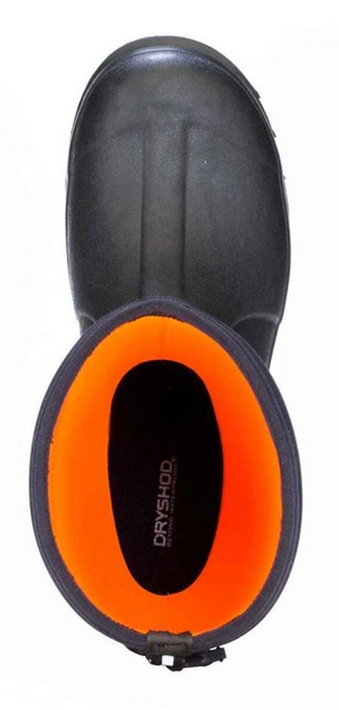 DRYSHOD Big Bobby Waterproof Mid Top Pull On Work Boots - Black