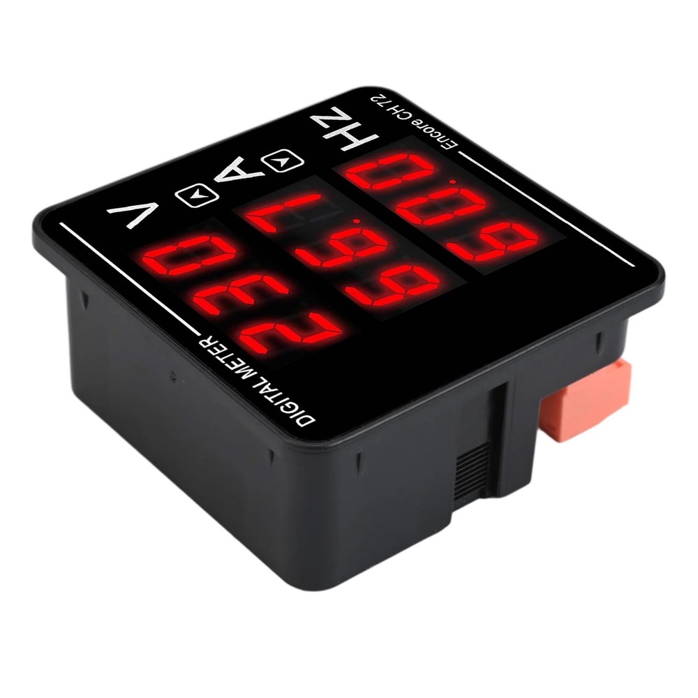 Combination Current Voltage Frequency Meter for Electromechanical Devices