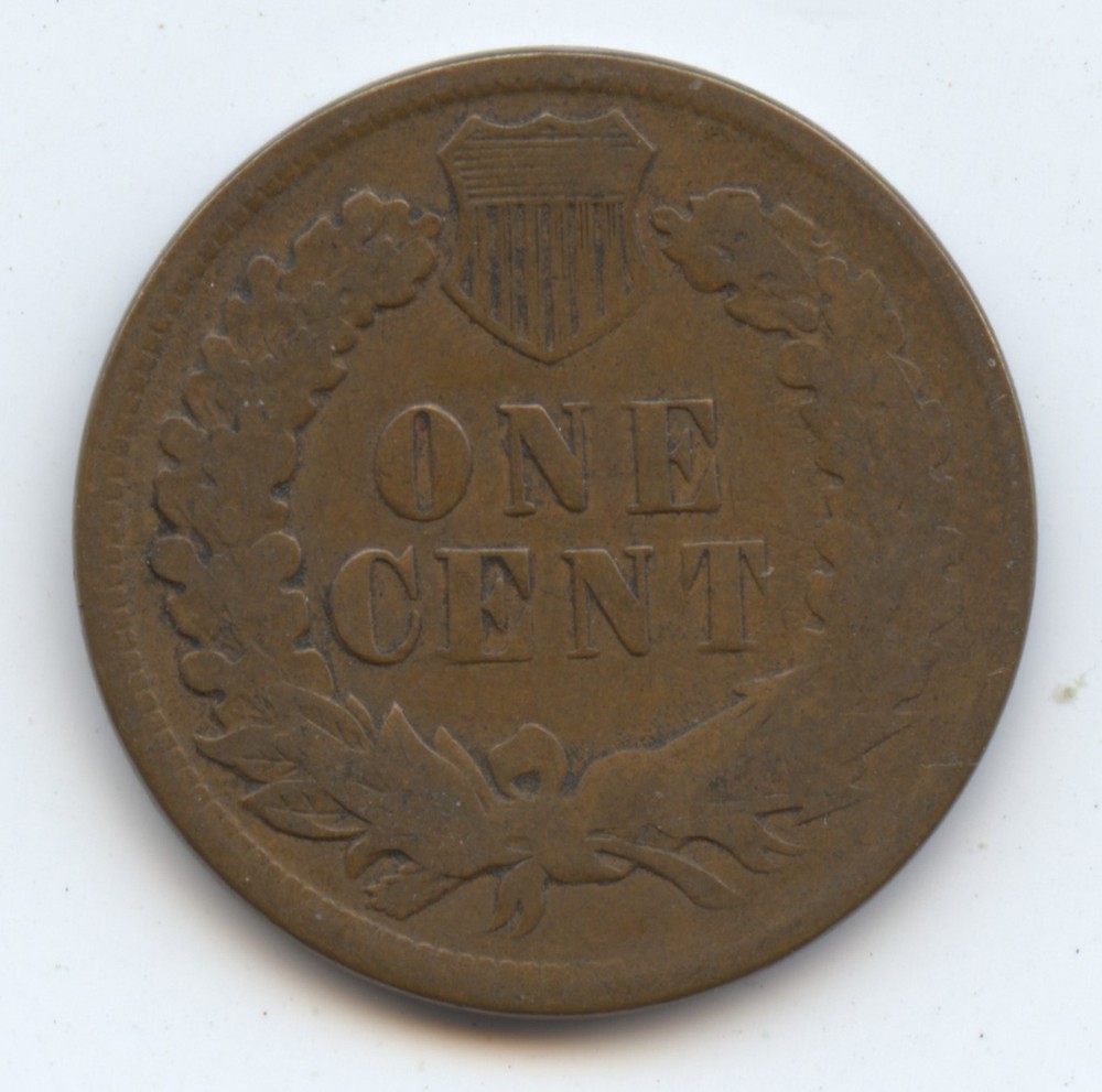 Error 1901 Indian Cent (#6559) Weak Strike.