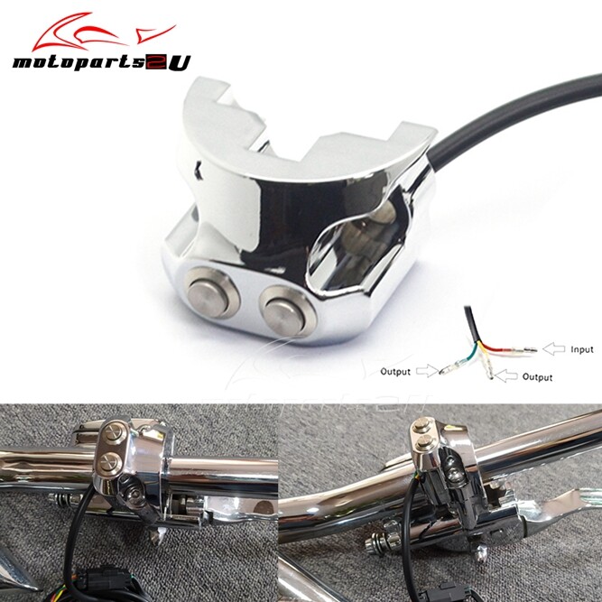 CNC Motorcycle 1'' Handlebar Switch Mount For Harley Air Ride Switch Controller
