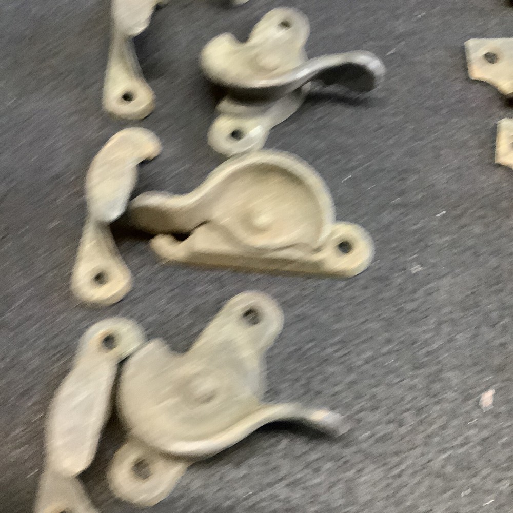 Cast Iron Window Sash Lock Latch With Keeper And Pulls (sh232)