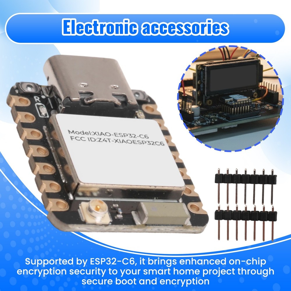 XIAO ESP32C6 Development Board WiFi 6 + Bluetooth Support 6618