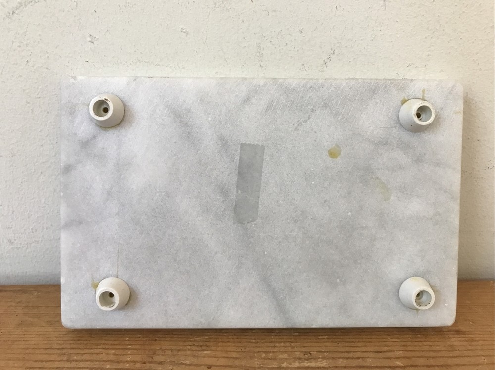 Solid Carrara White Marble Stone Replacement Cheese Slicer Cutting Board 8x5.25