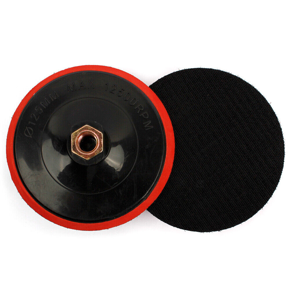 125mm x 2mm Hook and Loop Interface Backing Pad Polishing Sanding Angle Grinder