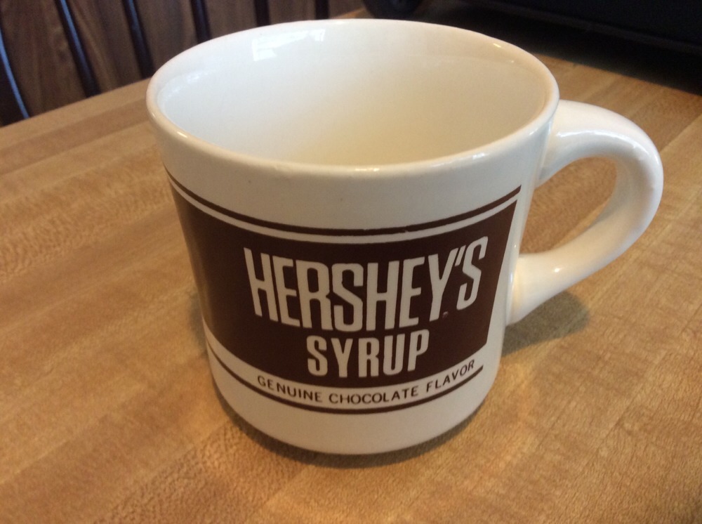 Hersheys Syrup Mug Cup Made In USA Coffee