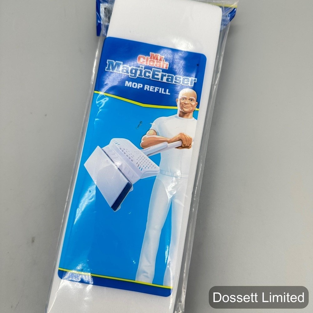 Mr Clean MagicEraser Roller Mop Refill White Melamine Floor Head Replacement