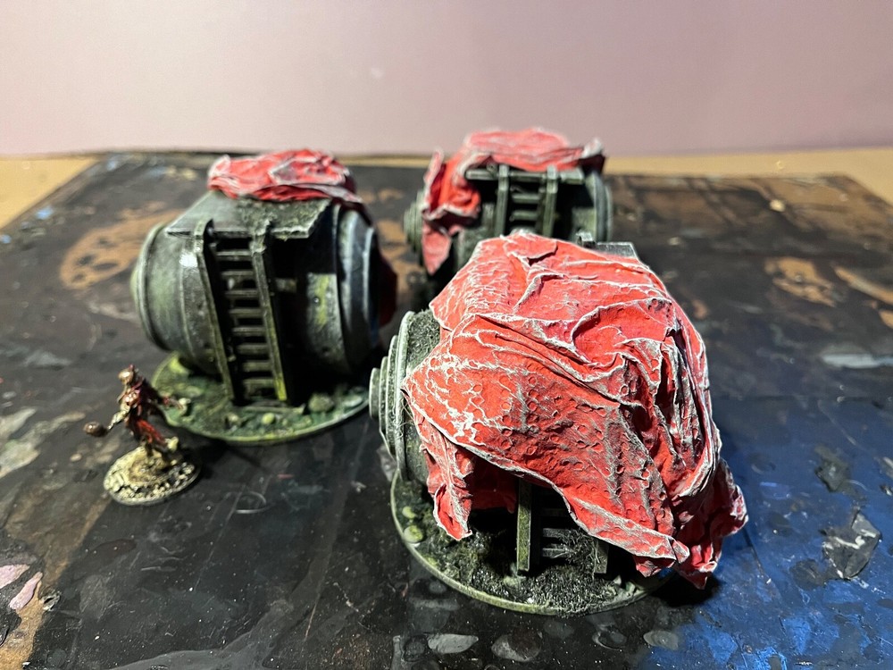 Sci-Fi Terrain pieces 29 – Tabletop Gaming scratch built.