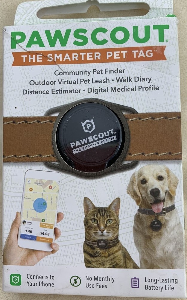 PawScout Smarter Pet Tag 4 pack
