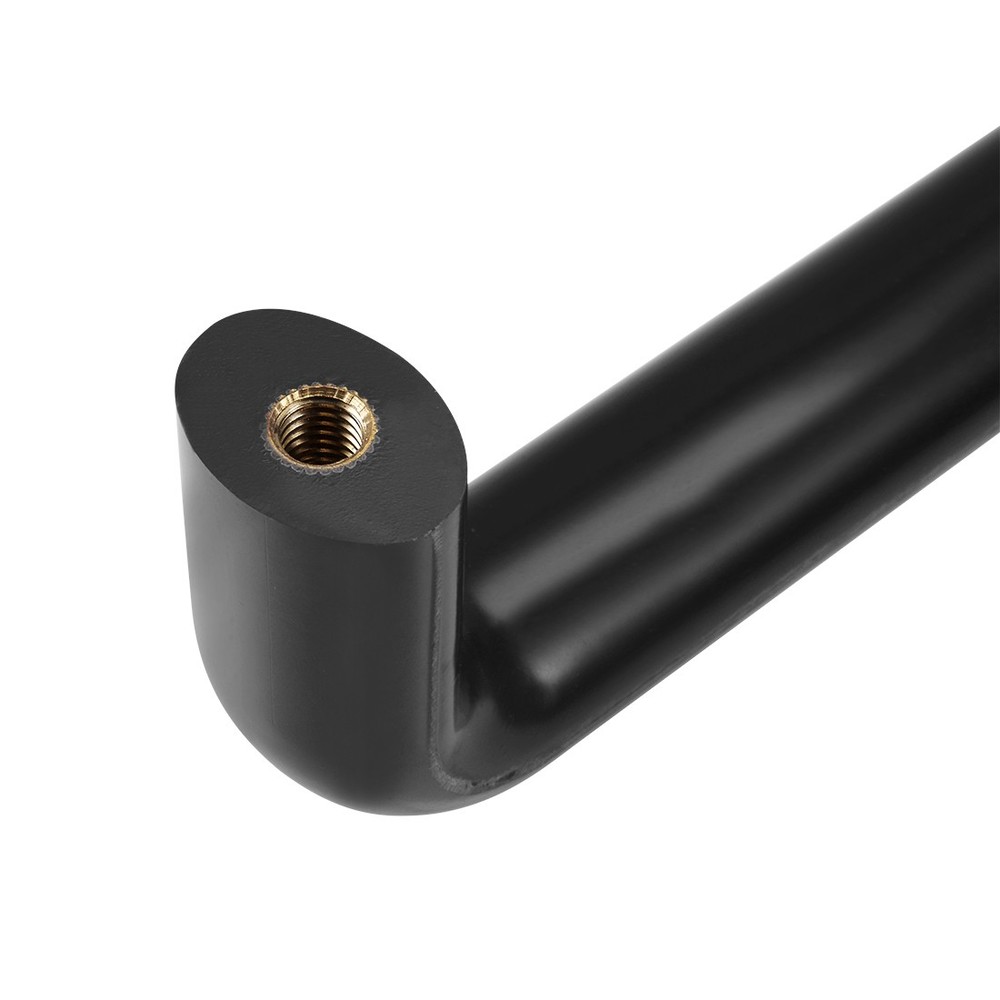 Pulls Handles 180mm Hole Centers Black for Industrial Machine 2Pcs