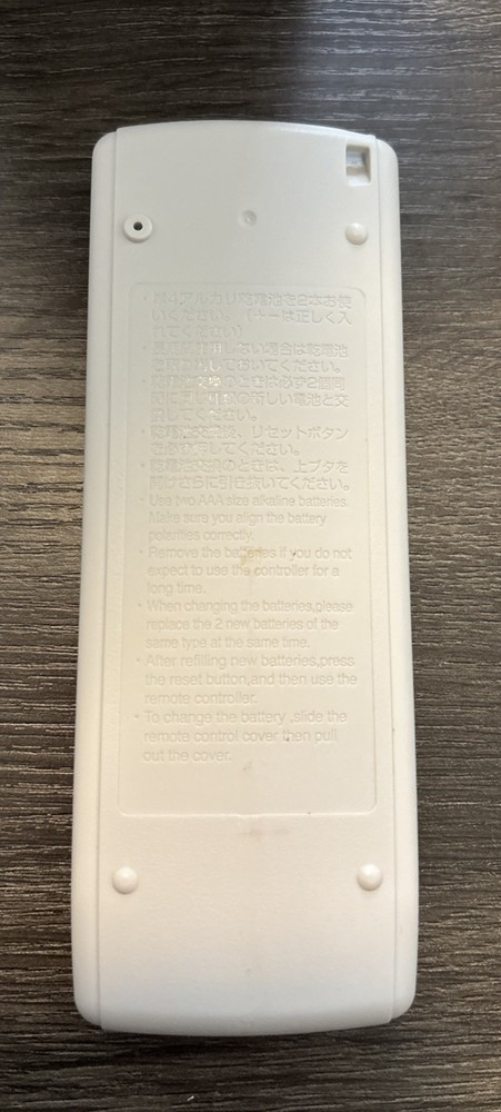 OEM Mitsubishi Electric Mr. Slim Remote Controller