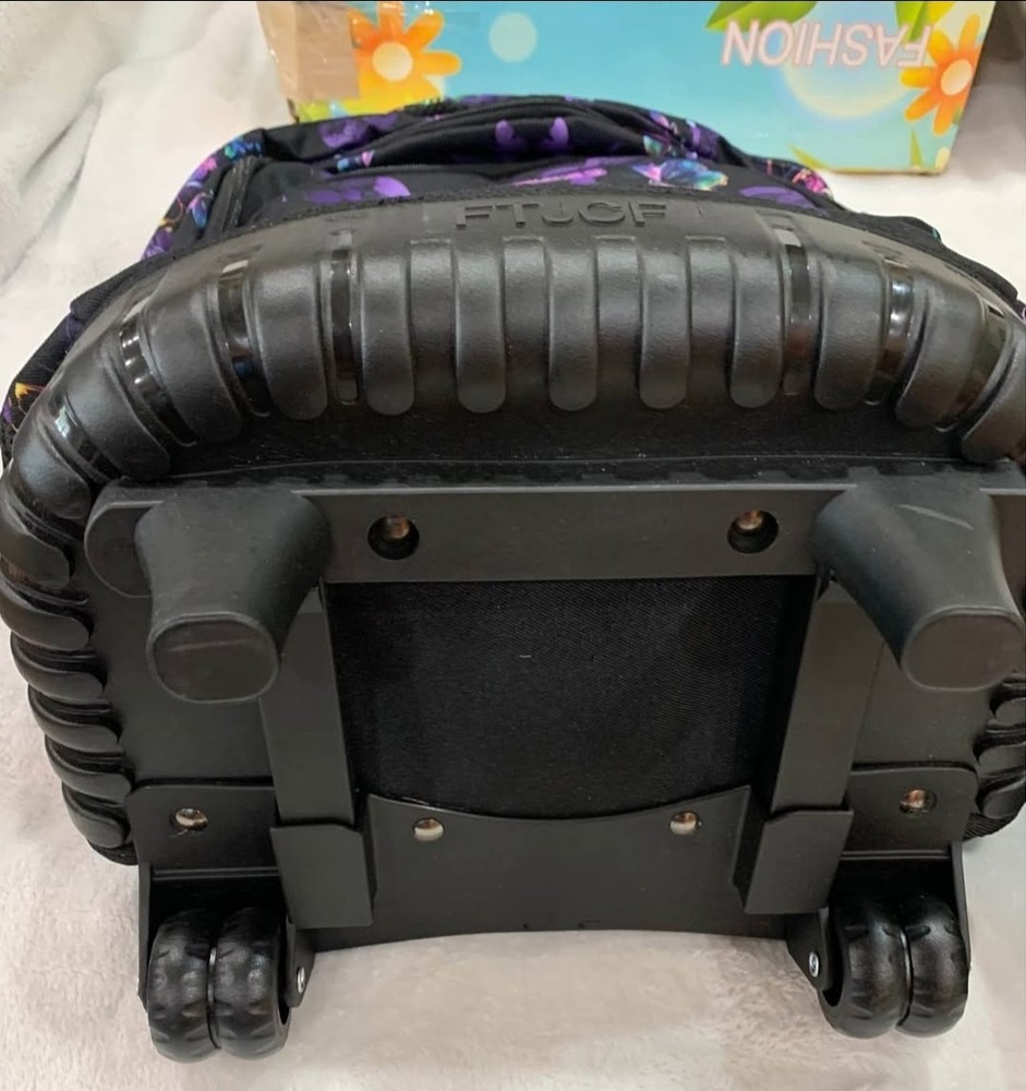 3Pcs Rolling Backpack for Girls