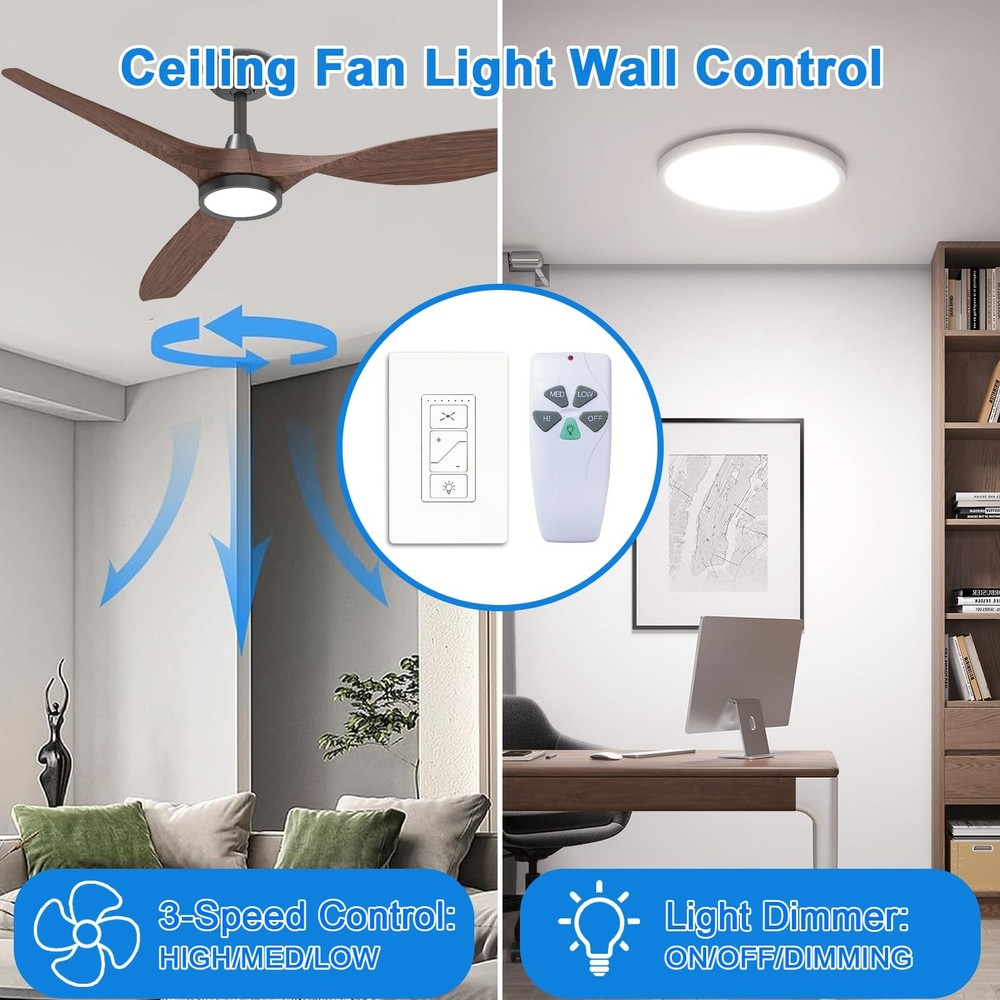 Ceiling Fan Remote Control Kit, Universal Ceiling Fan Remote Control Kit, Cei...