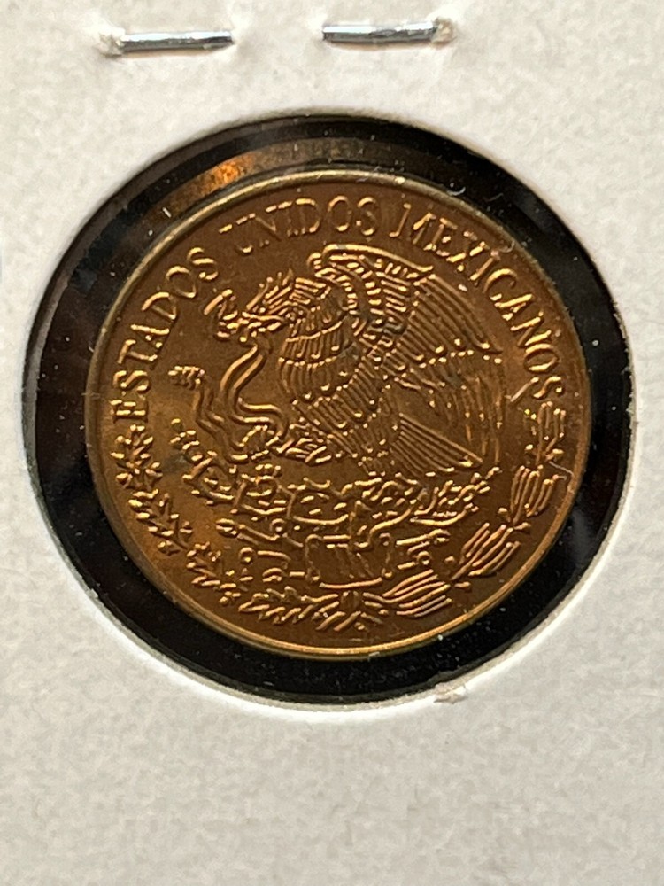 1973 Mexico 5 Centavos Round Top 3